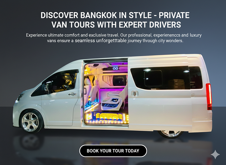 Make your journey in Bangkok smooth, safe, and stress-free. Contact us today to book your van with driver!